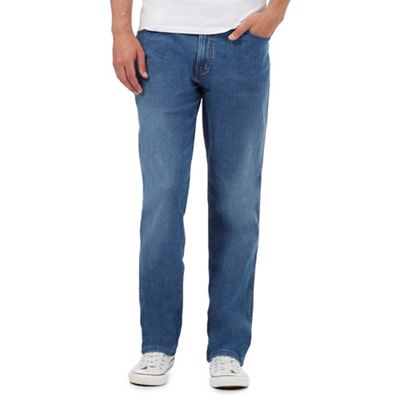 Texas blue mid wash jeans